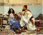 Arab or Arabic people and life. Orientalism oil paintings 198 unknow artist